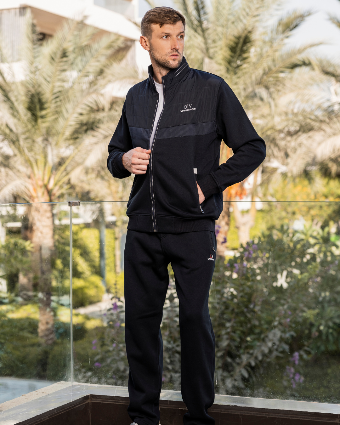 G|V GALVANI EXCHANGE Men's pajamas with zipper