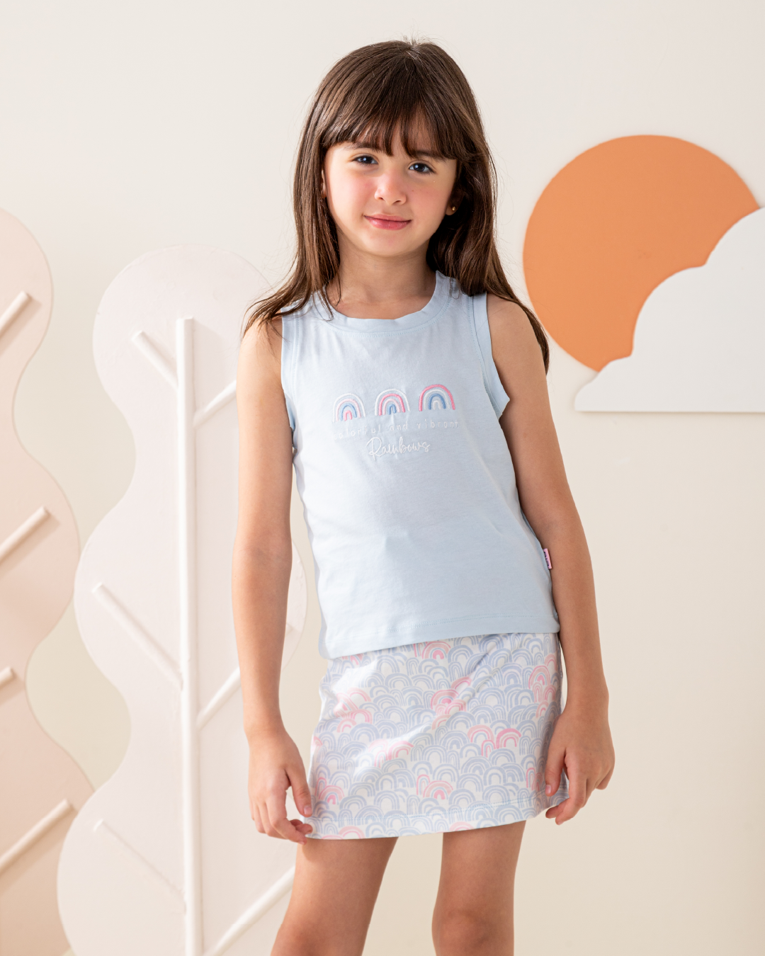 طقم جيبة قطن قوص قزح