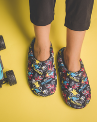 Monster Truck Kids Slippers