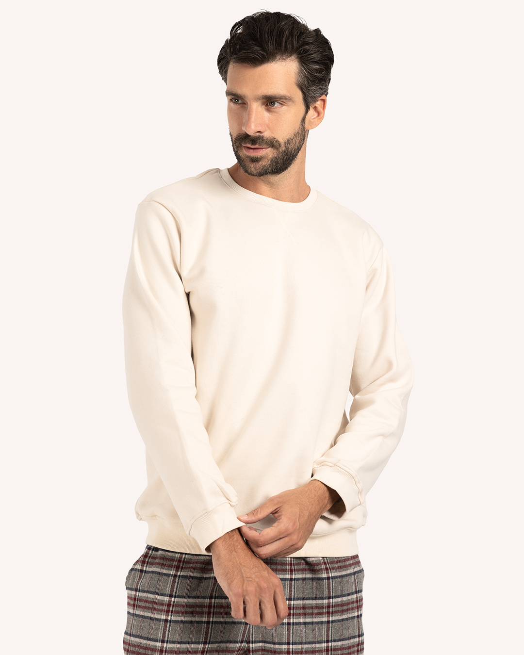 سويت شيرت رجالي ساده راوند