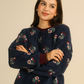 Women pajama set in vintage flower
