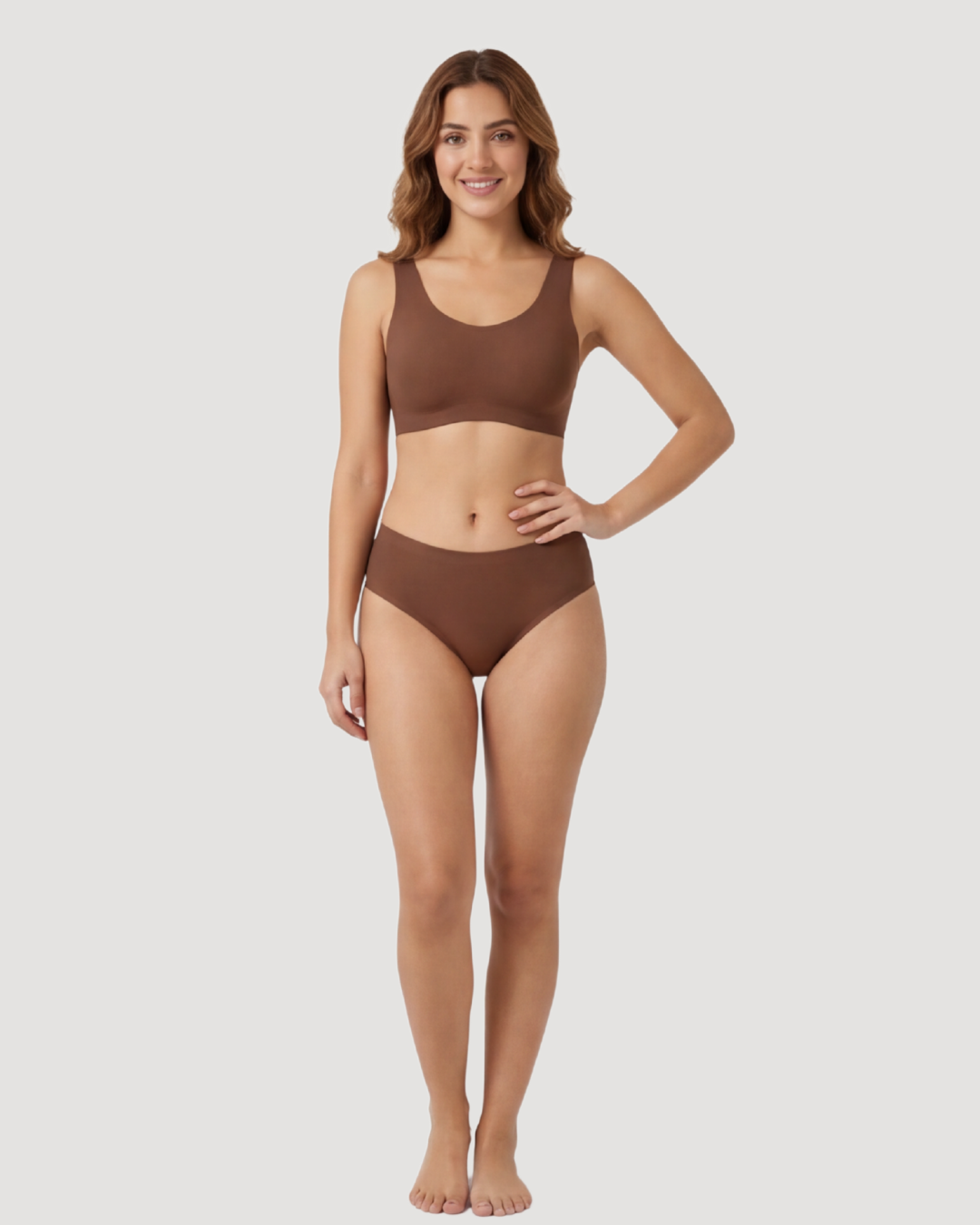 Seamless high Cut Brief