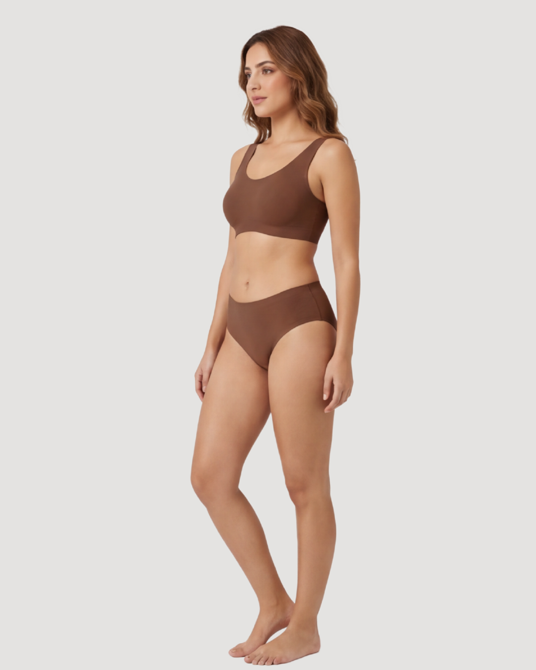Seamless high Cut Brief