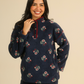 Women pajama in vintage flowers