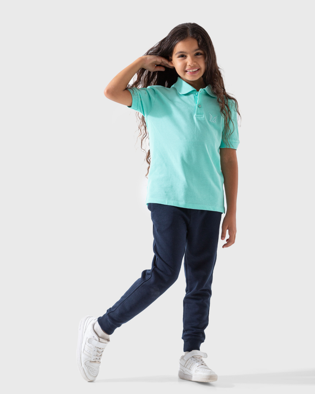 M تيشرت ساده بولو نص كم