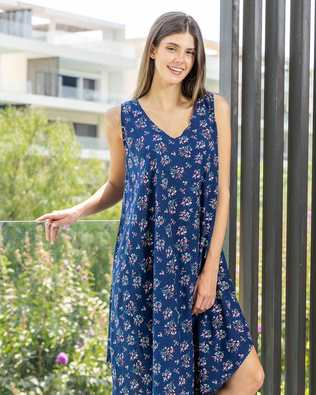 Floral short viscose cat shirt 10