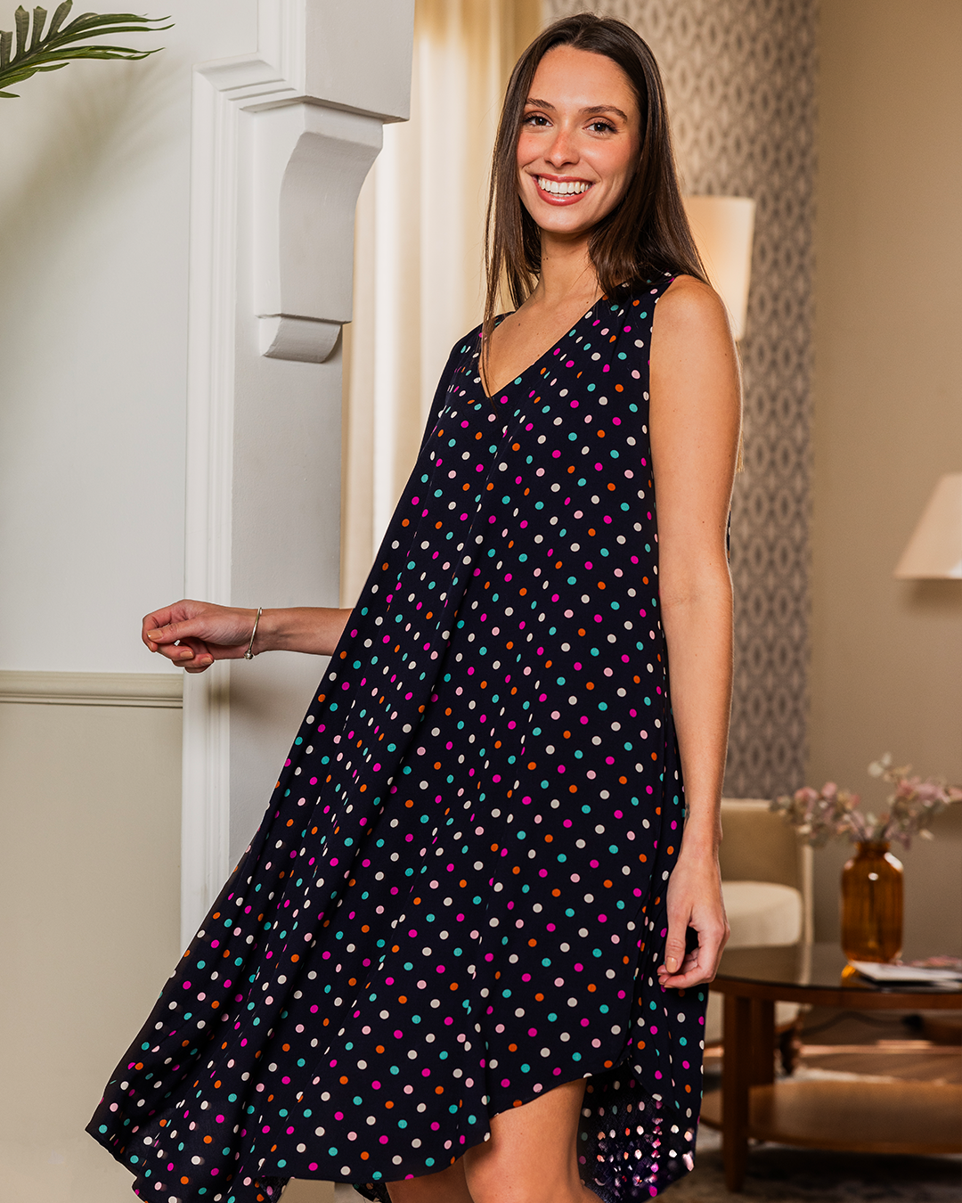 16 قميص فسكوز كات قصير مشجر