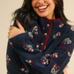 Women pajama in vintage flowers