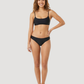 Plain laser cut Bikini