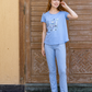 Women's pajamas, cat pants
