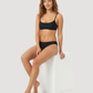 Plain laser cut Bikini