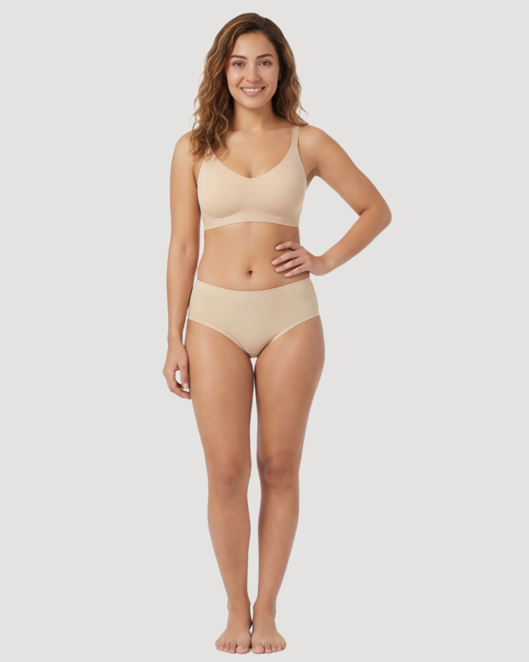 Seamless high Cut Brief