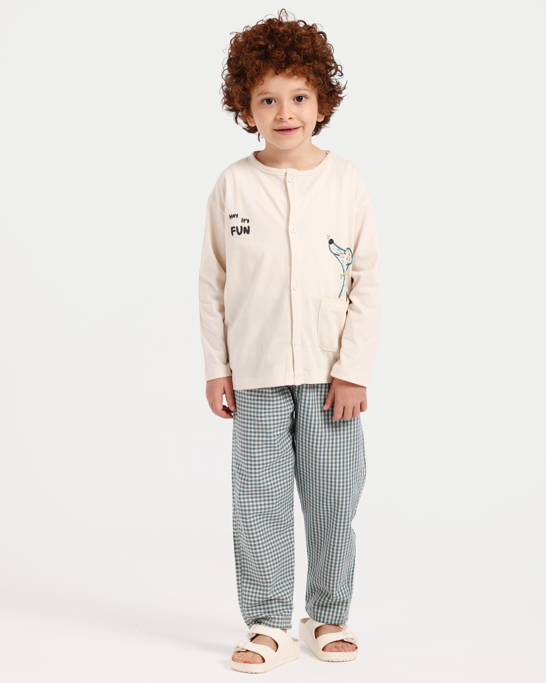 بيجاما اولادى بكم و زراير