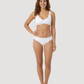 Plain laser cut Bikini
