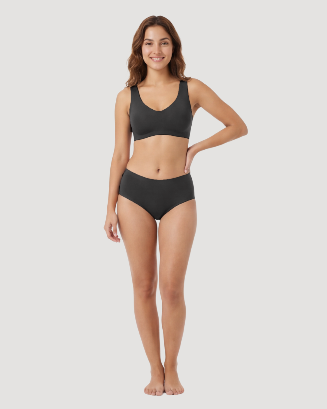 Seamless high Cut Brief
