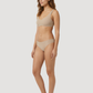 Plain laser cut Bikini