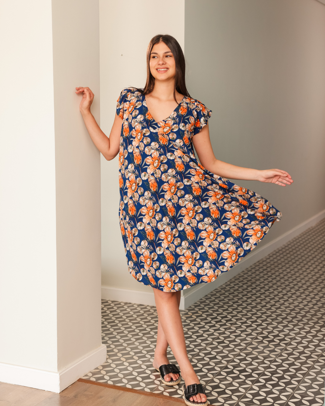 753 قميص فسكوز قصير