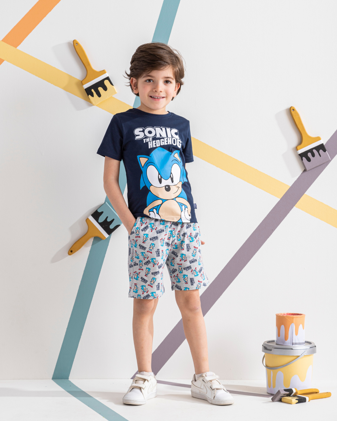 SONIC boys pajamas shorts