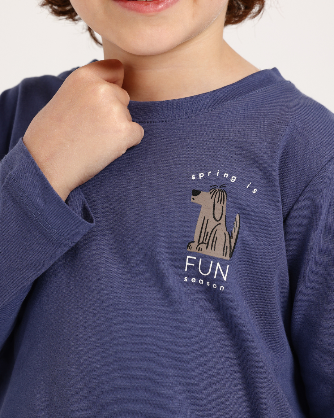 بيجاما أولادي كم طويل كاروهات الربيع