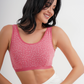 2S soft bra, wide strap, printed