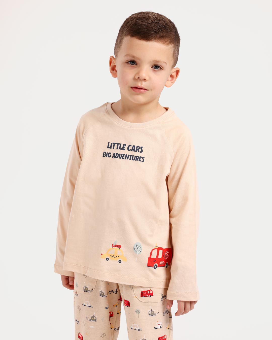 بيجاما أولادي بكُم مغامرات السيارات