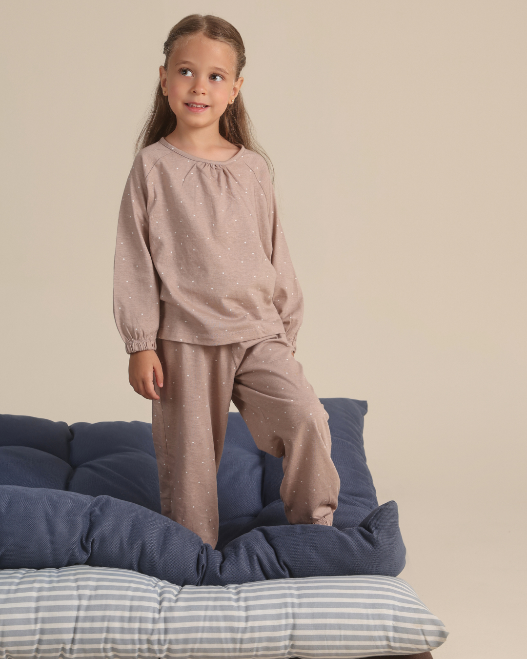 Girls Pajama in soft dots