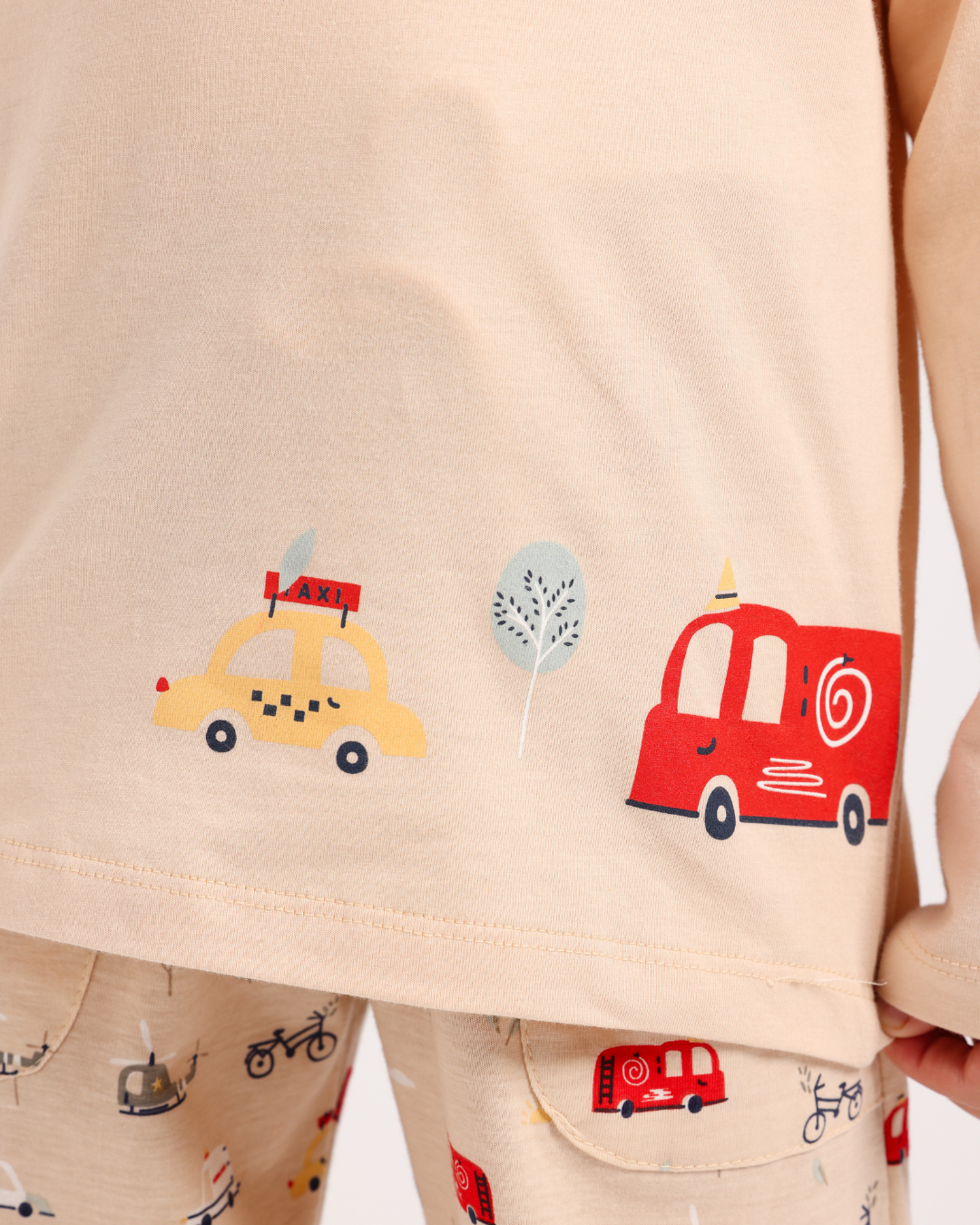 بيجاما أولادي بكُم مغامرات السيارات