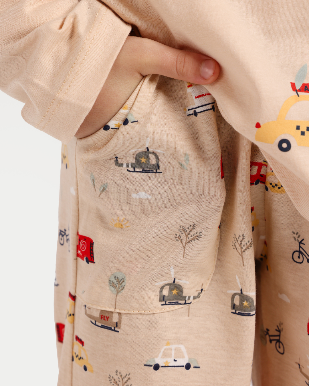 بيجاما أولادي بكُم مغامرات السيارات