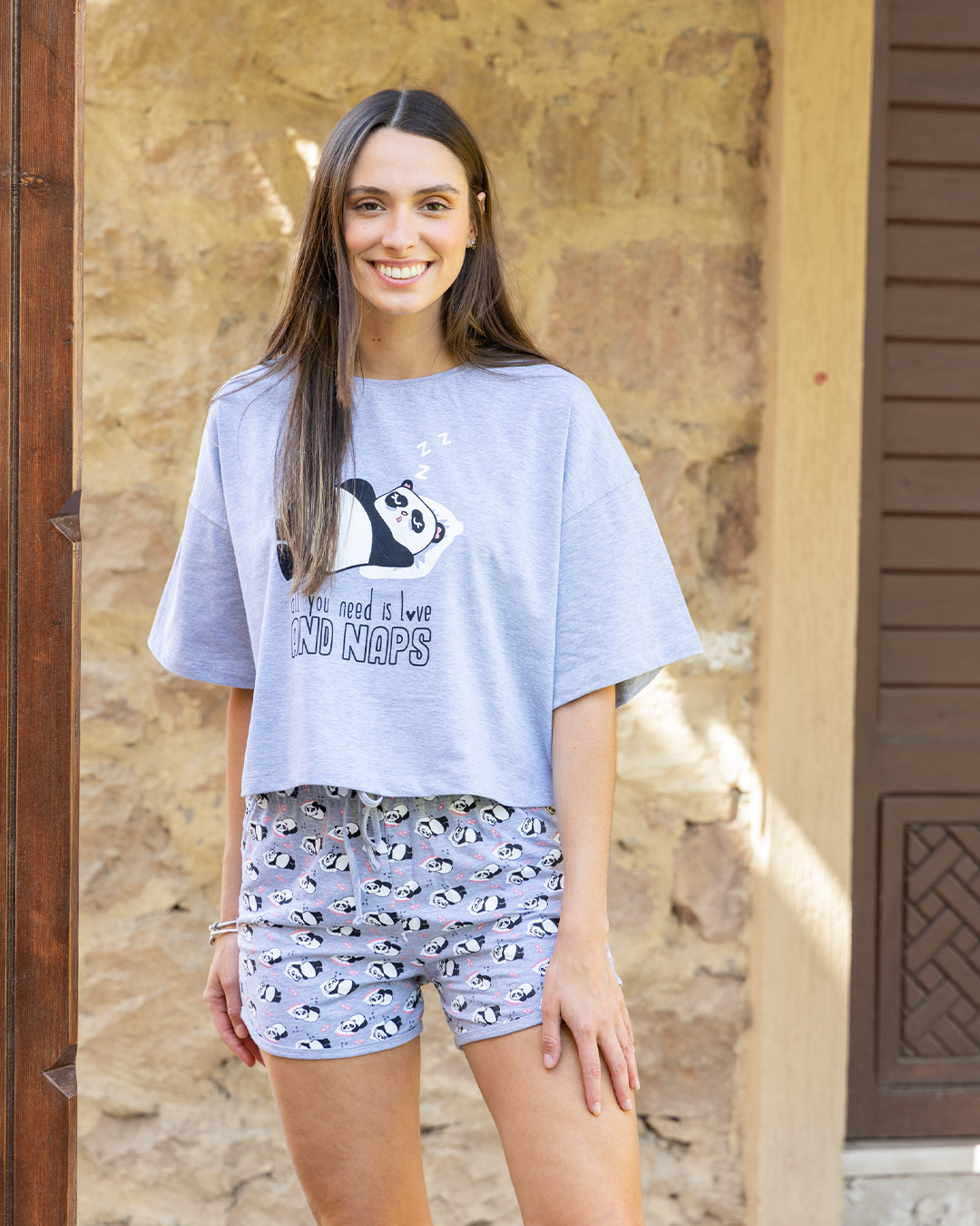 Pajamas for women over size panda