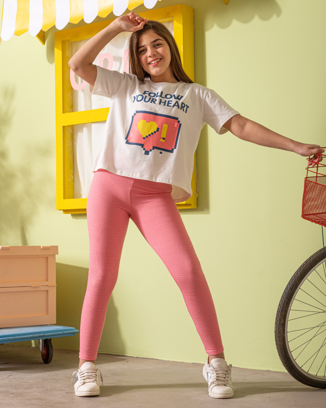 Follow Your Heart بيجامه بناتي محير