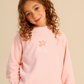 Girls' pajamas with a delicate floral print