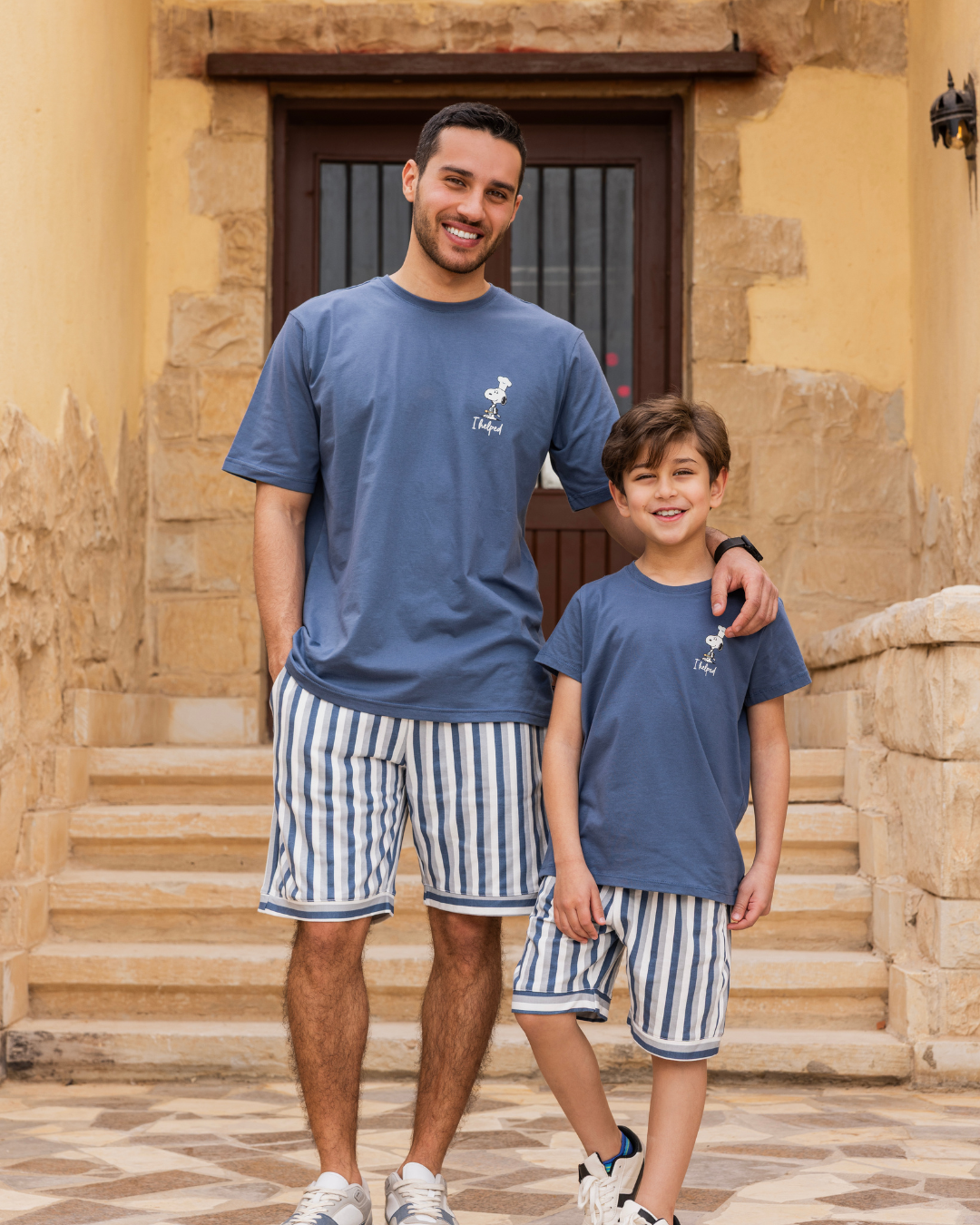 Eid Snoopy Half sleeve pajamas shorts