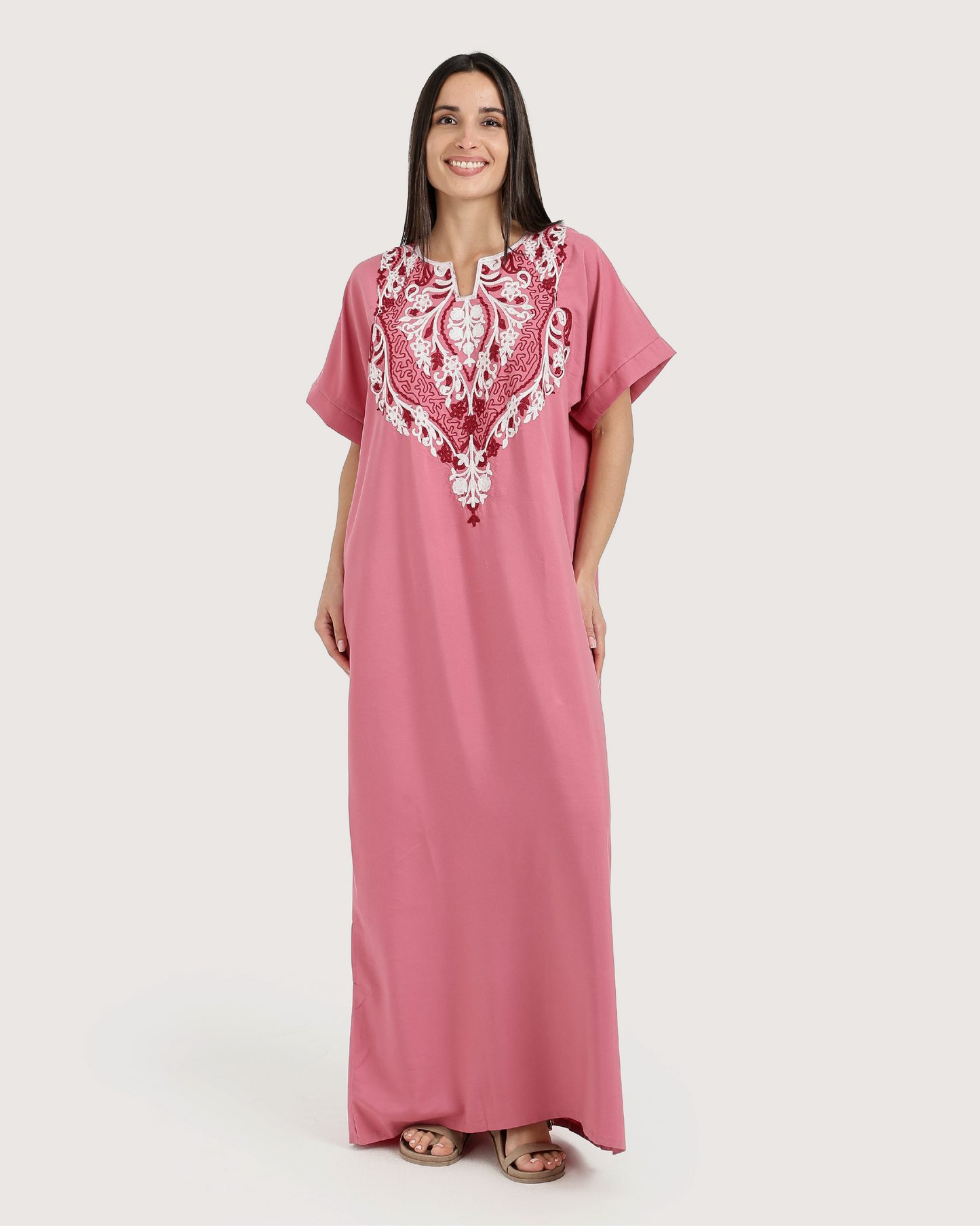 Half-Sleeve Embroidered Dacron Shirt 6