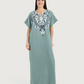 Half-Sleeve Embroidered Dacron Shirt 6