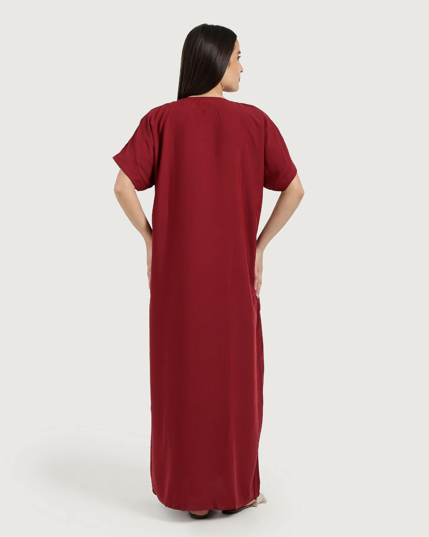 Half-Sleeve Embroidered Dacron Shirt 6
