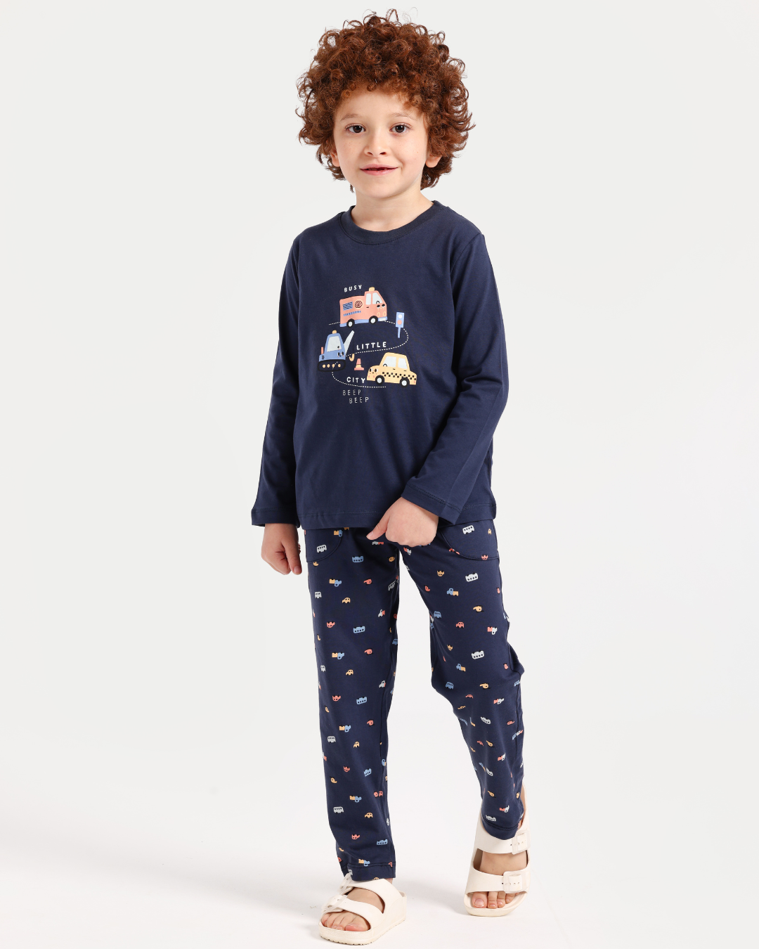 بيجاما أولادي بكُم السيارات السريعة