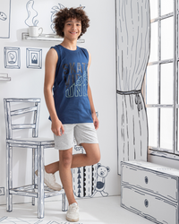Skate Boys' pajamas, printed T-shirt and shorts