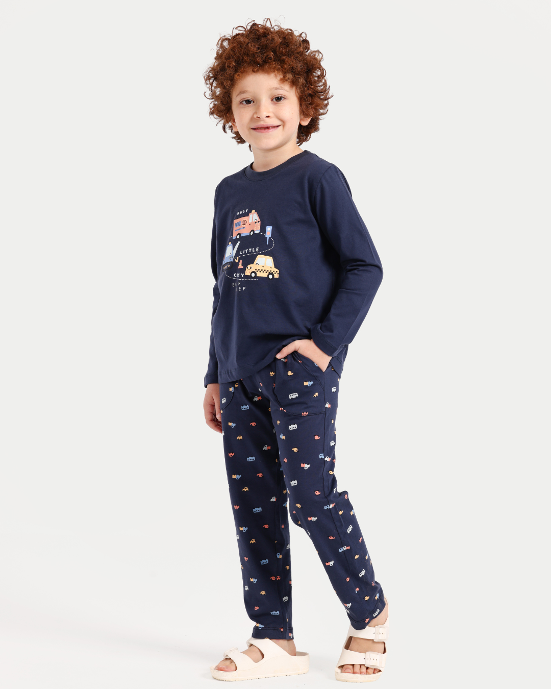 بيجاما أولادي بكُم السيارات السريعة