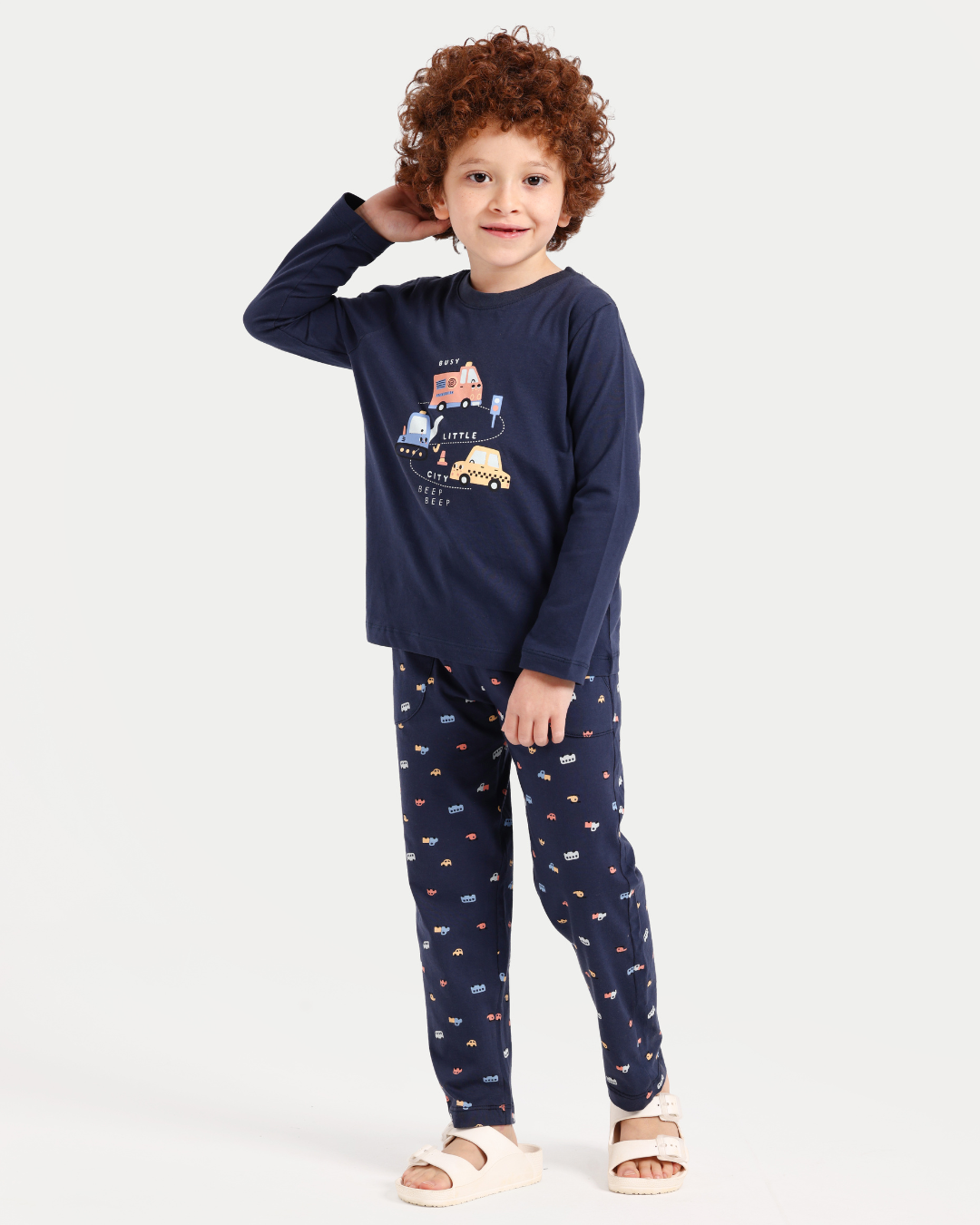 بيجاما أولادي بكُم السيارات السريعة