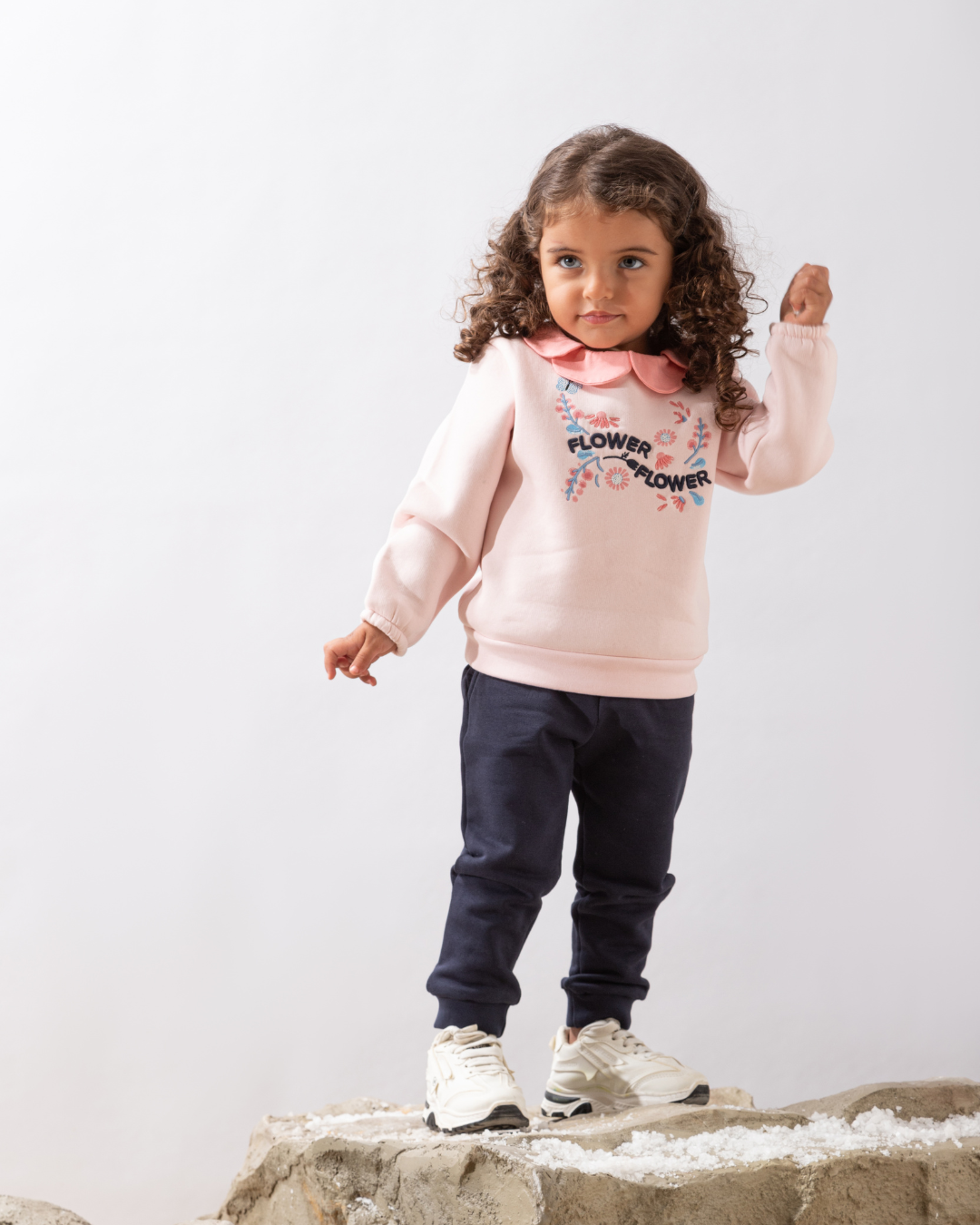 flower flower بيجامه بناتي تطريز