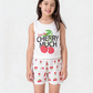 Cherry girls' cut and shorts pajama