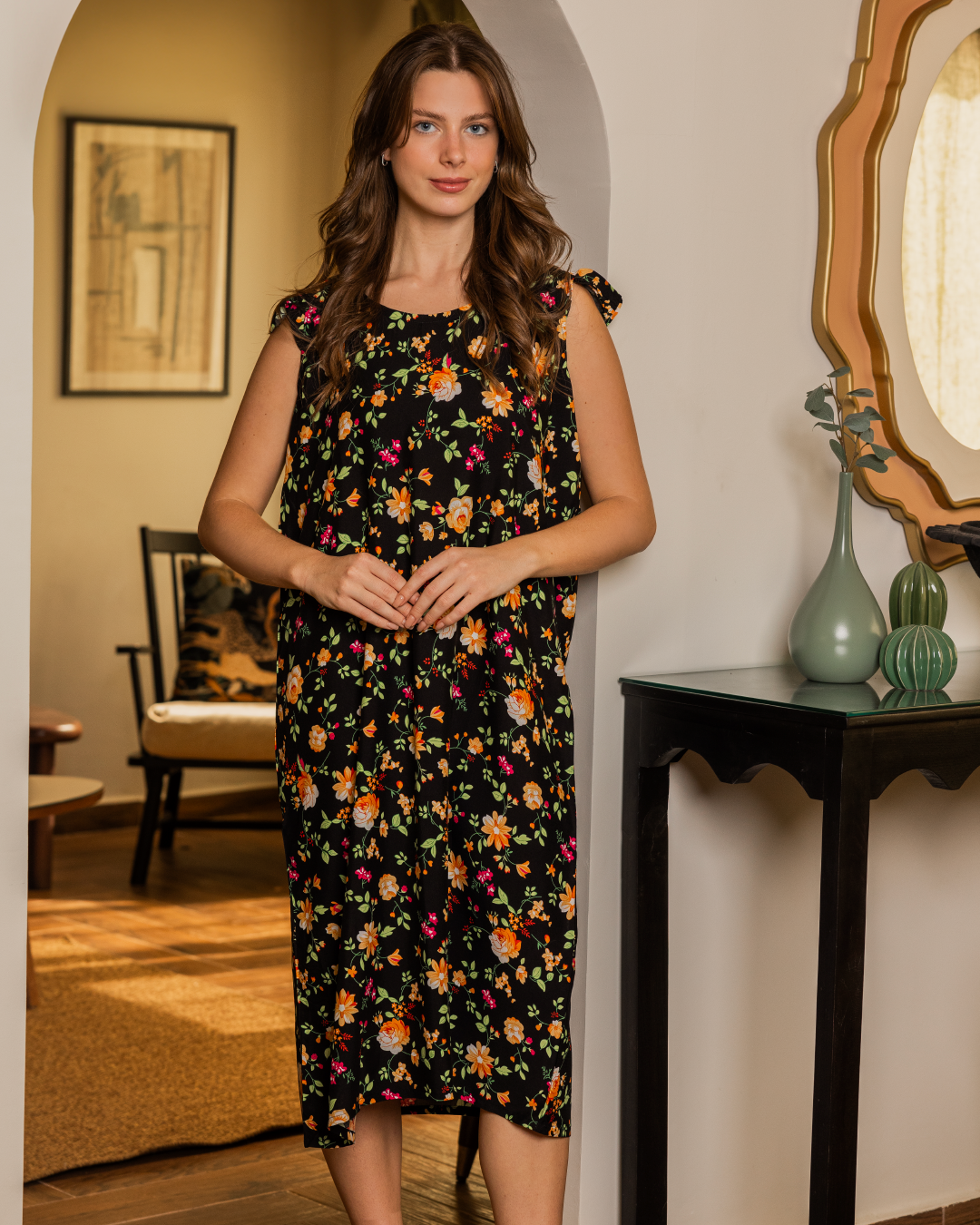 3 قميص فسكوز جابونيز قصير