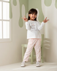 Bee Kind بيجاما بناتي كُم طويل