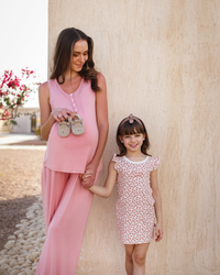 Crew neckline Pajama بيجاما حوامل  بنطلون