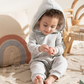 Parrot Love Baby boy Jaquard Hoodie jumpsuit