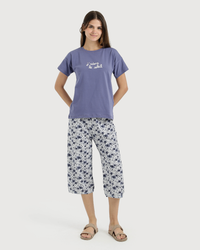 بيجاما حريمى بنتاكور ورد