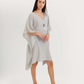 Women's Short Striped Dress with Short Sleeves