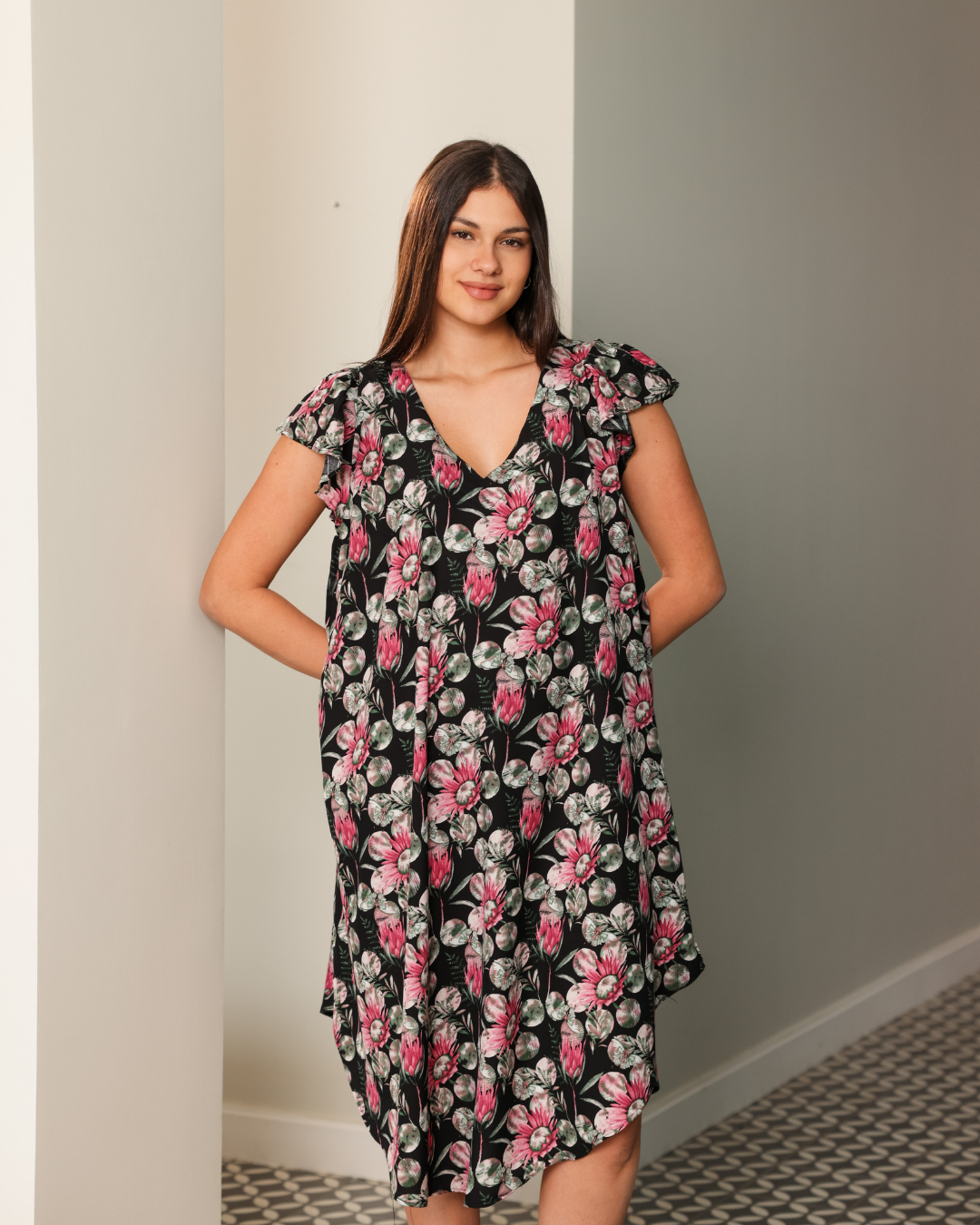 753 قميص فسكوز قصير