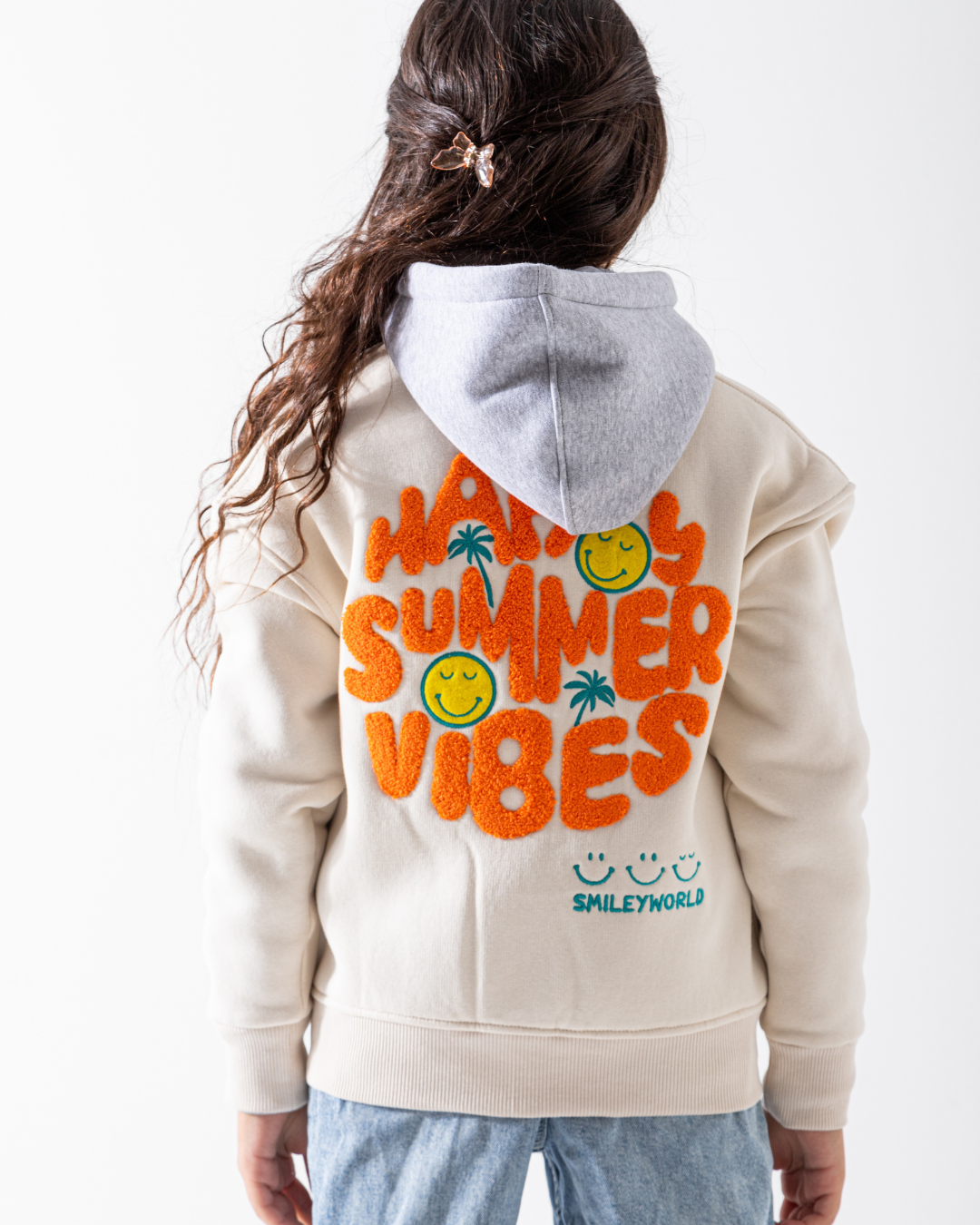 Happy Summer vibes سويت تيشرت بيسبول