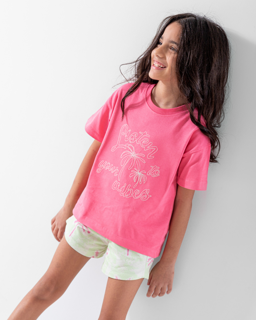 Kristen your vibes بيجاما بناتي